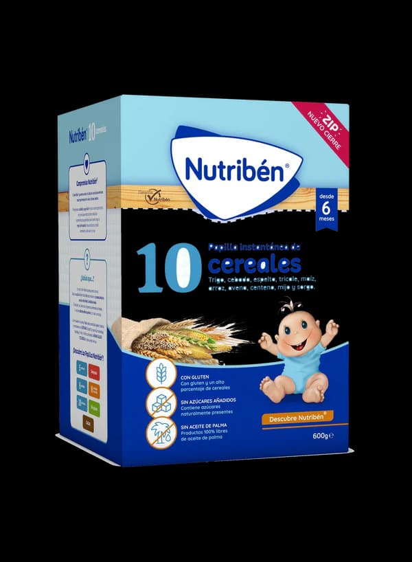 Nutriben Papilla 10 Cereales 600g