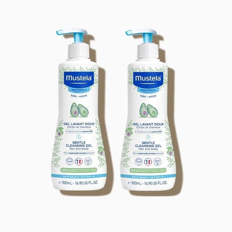 Mustela Duplo Gel de Baño Suave 2x500ml